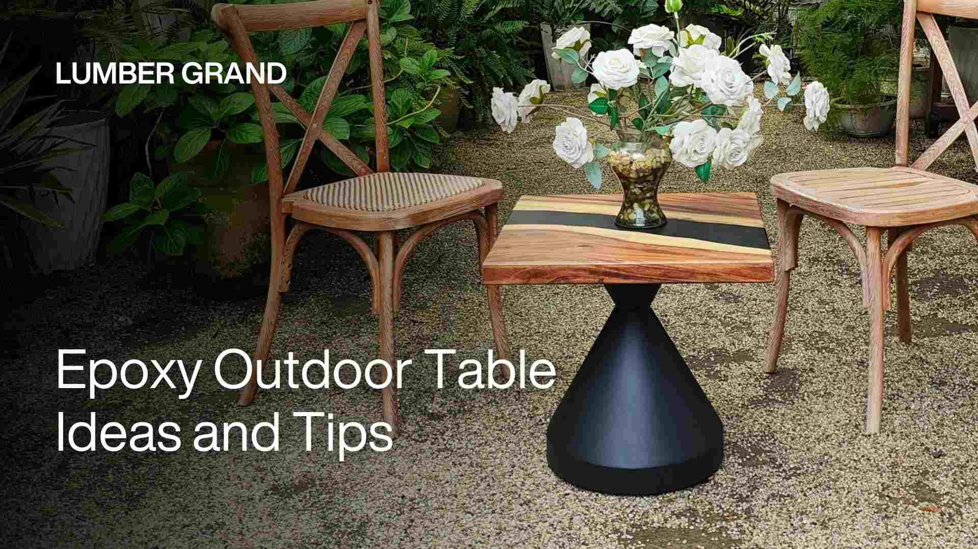 epoxy outdoor table