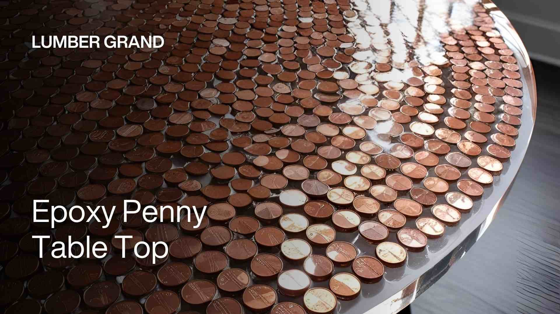 epoxy penny table top
