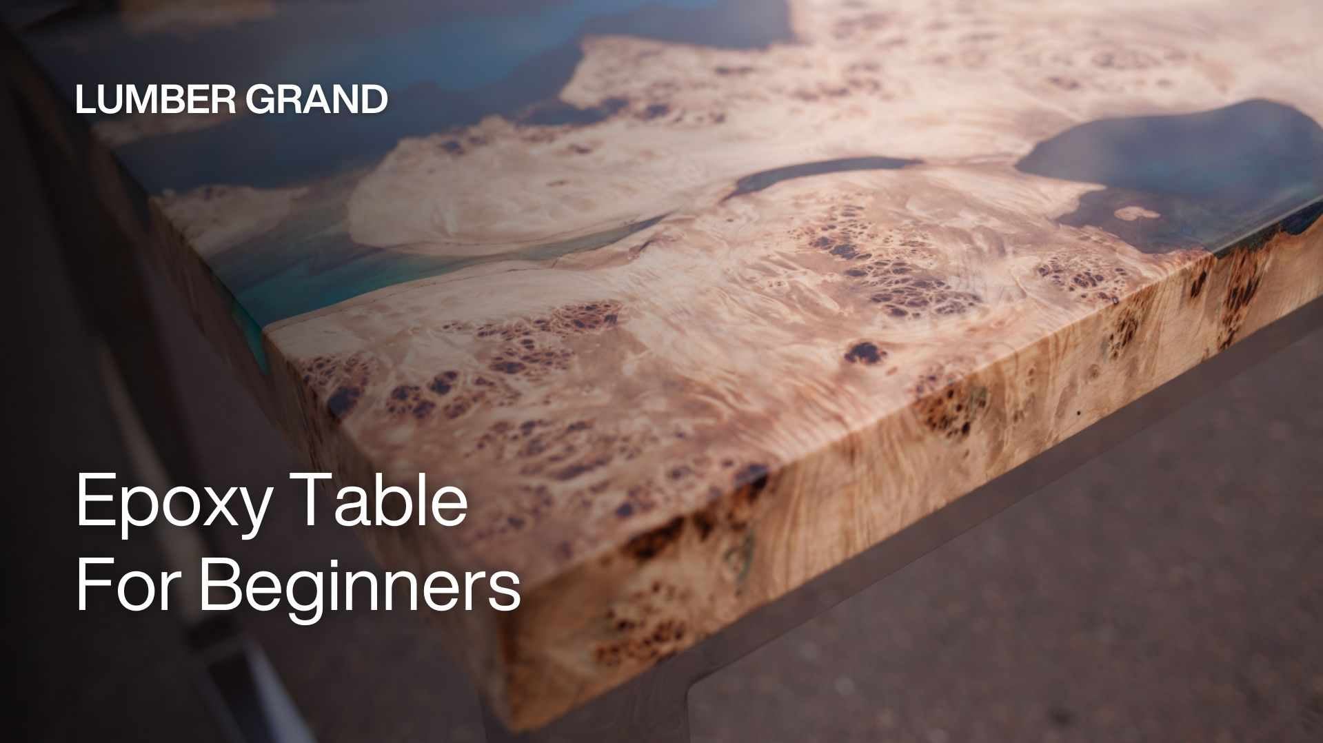 epoxy table for beginners