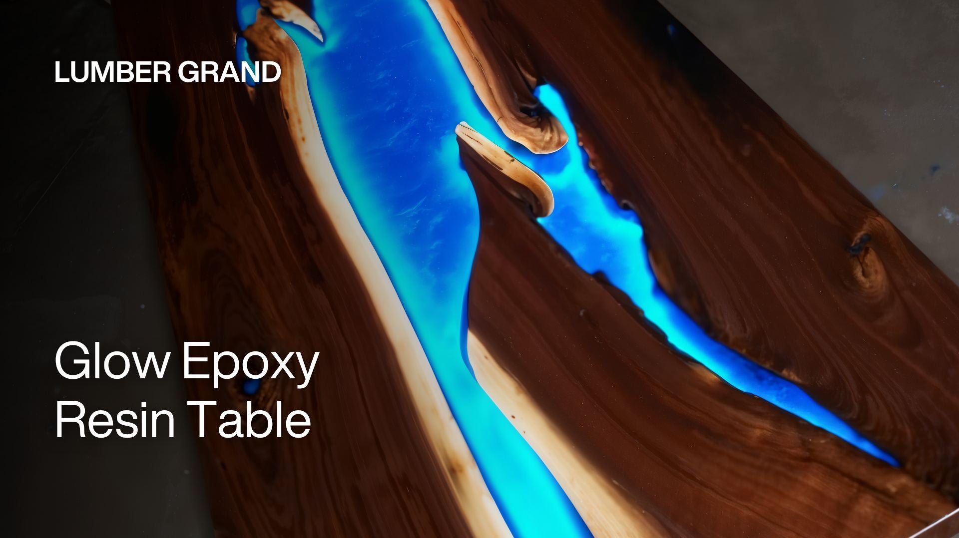 Glow Epoxy Resin Table