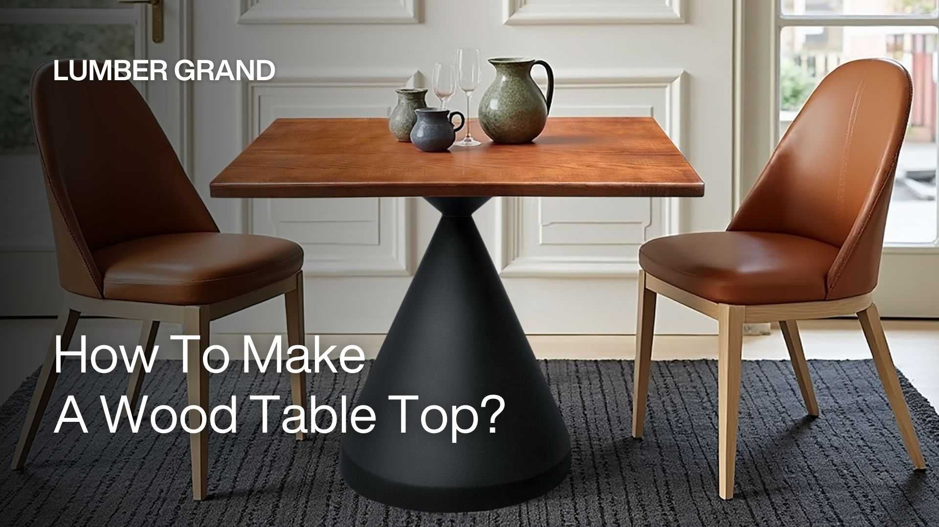 how to make a wood table top