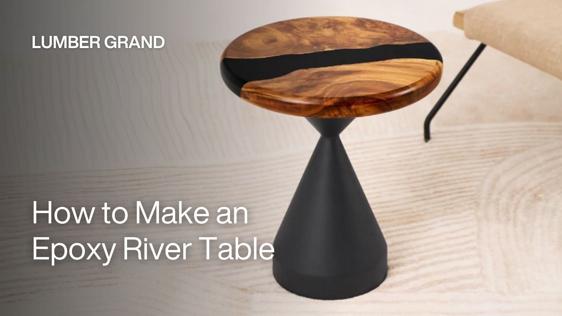 how to make an epoxy river table