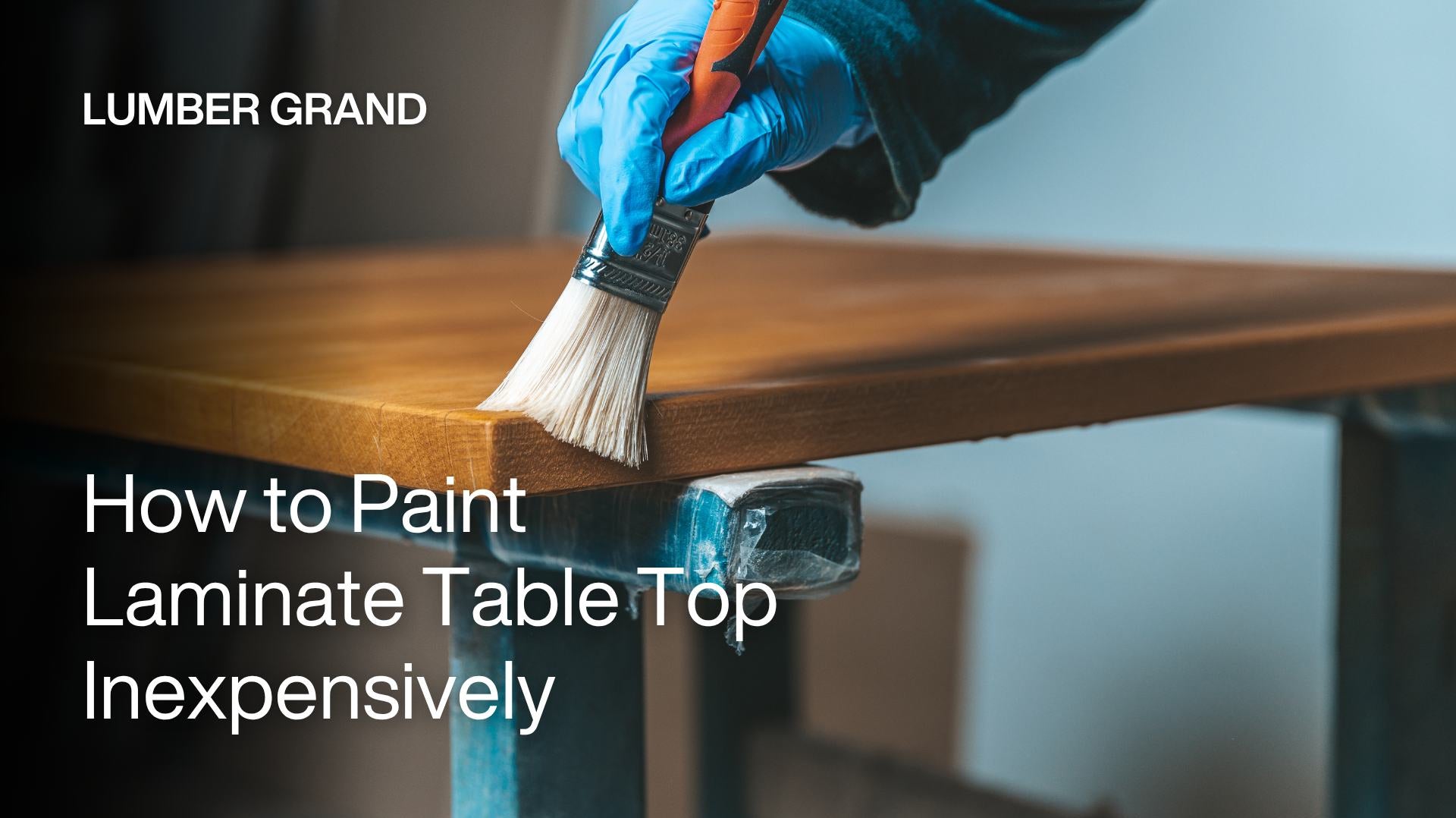 How to Paint Laminate Table Top