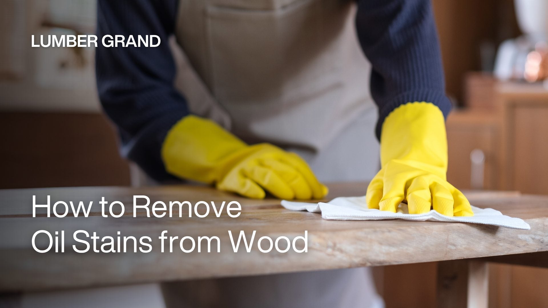 How to Remove Oil Stains from Wood