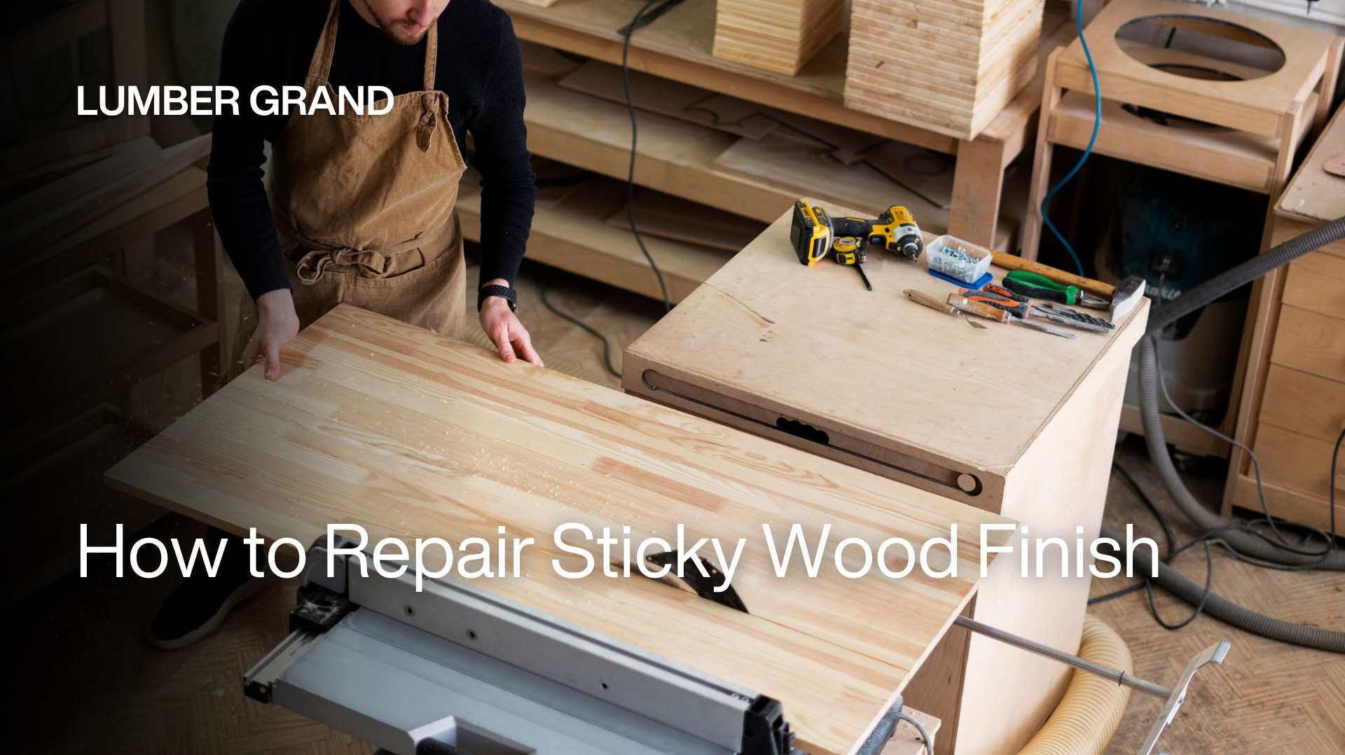 How to Repair Sticky Wood Finish