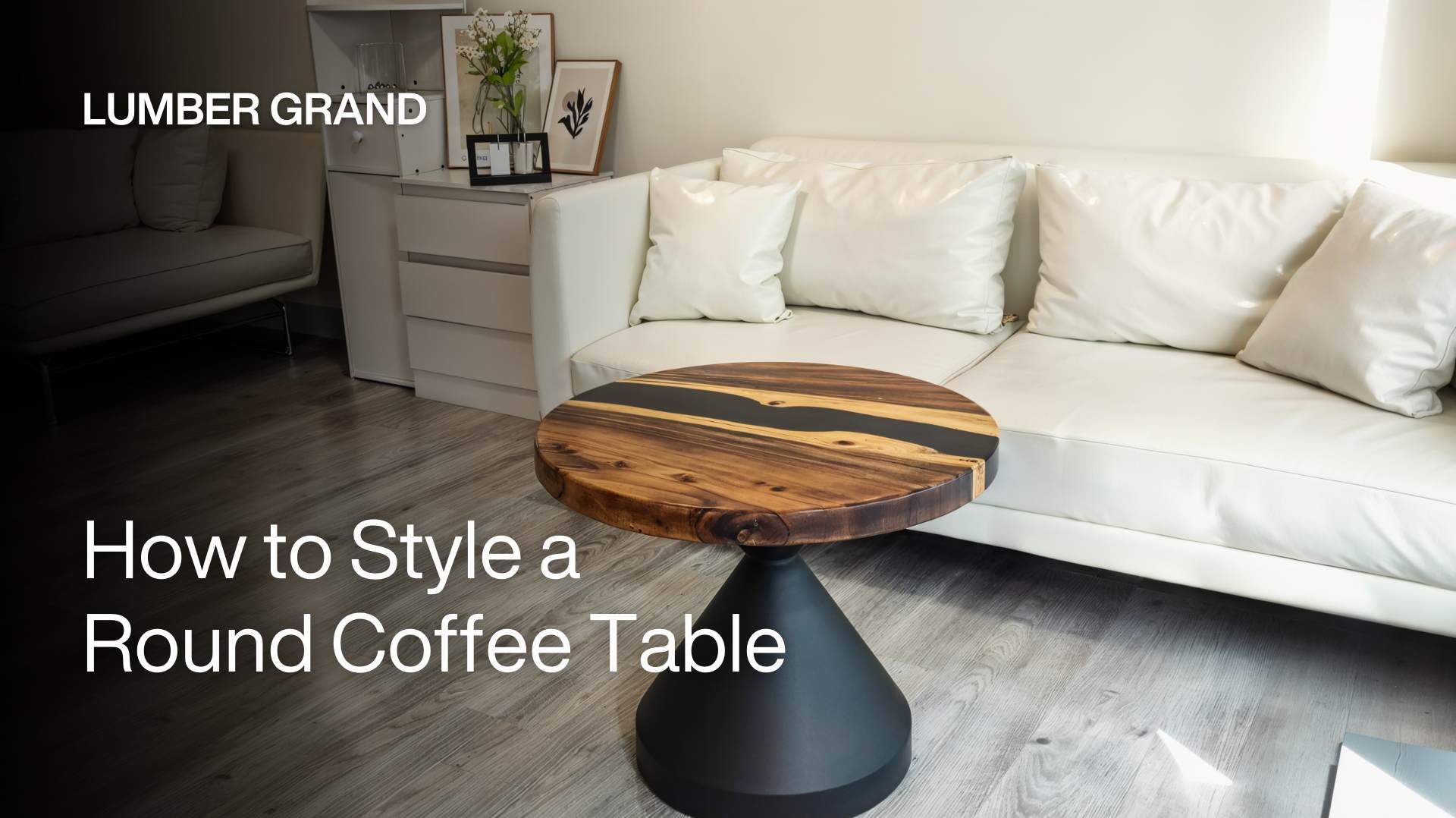 How to Style a Round Coffee Table