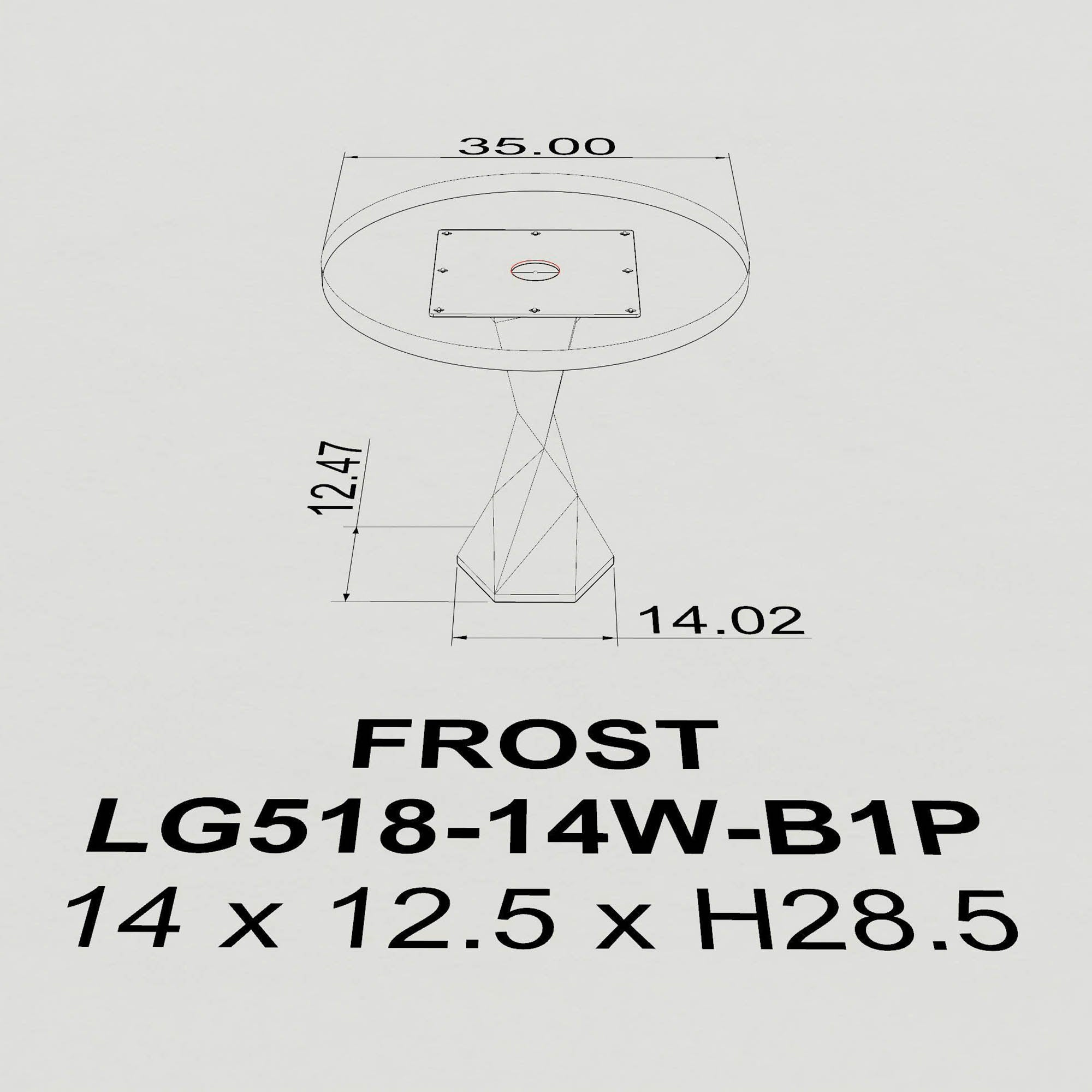Modern Dining Table with Frost 28.5" H Steel Table Base - 3d drawings