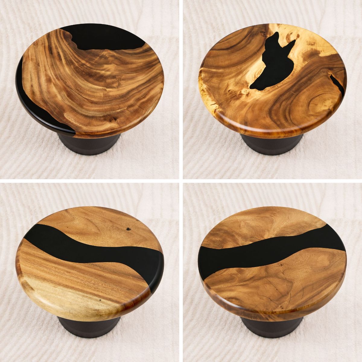 4 round epoxy table top 15 inches resin 06