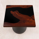 Square Clear Epoxy River Coffee Table 19" x 19" - HSQ19x19-277 - Table Top