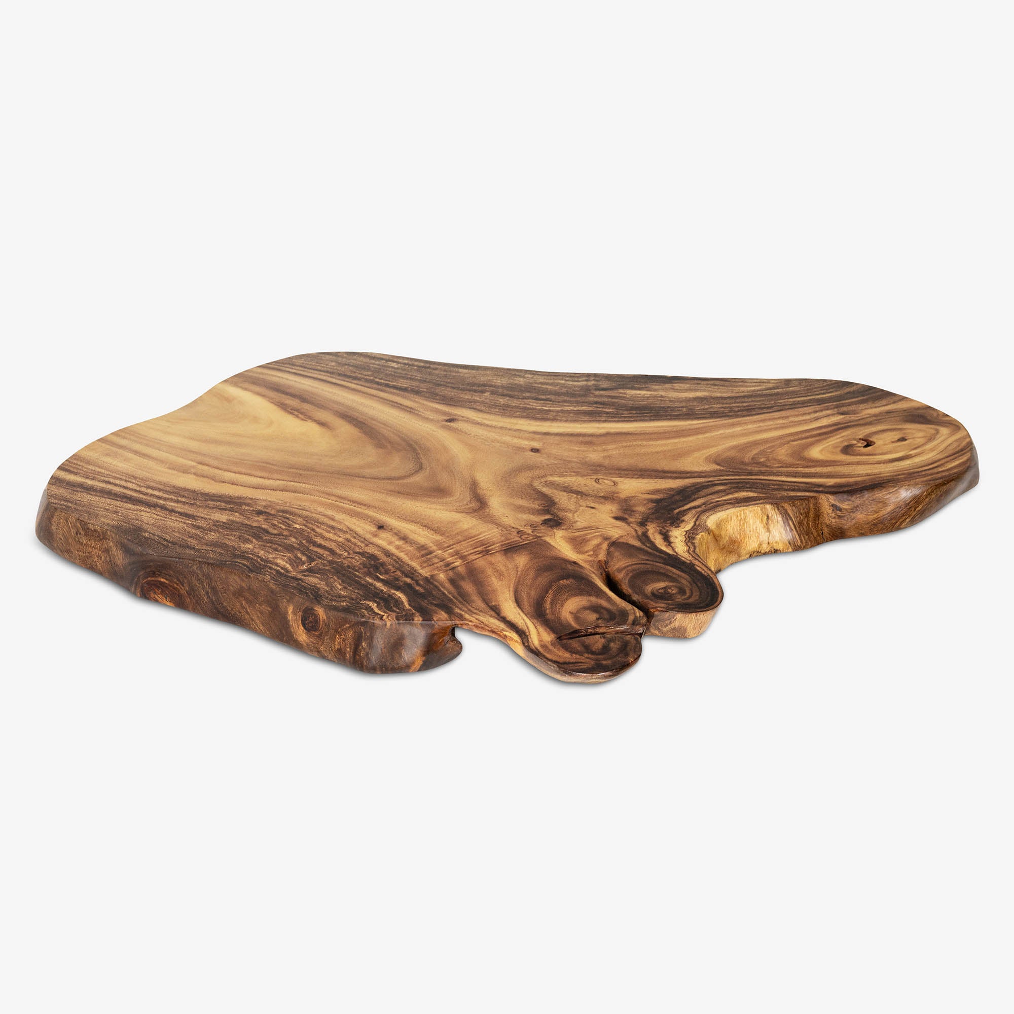 Live Edge Dining Table Top 43" x 36" Natural Slab - LE-43x36-0067 - side-view
