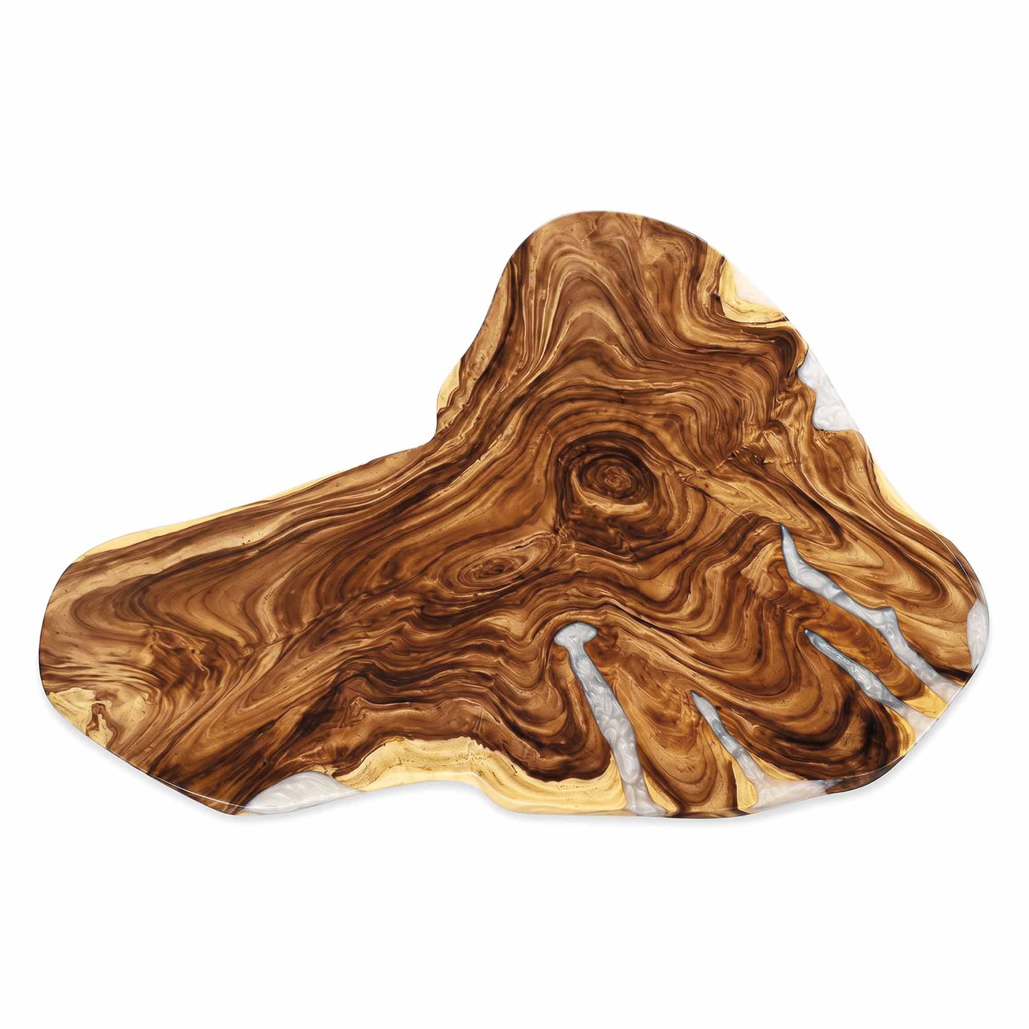 Live Edge Table Top 46" - 85" for Rustic Dining Tables and Desks - LE-60X37X18 white background