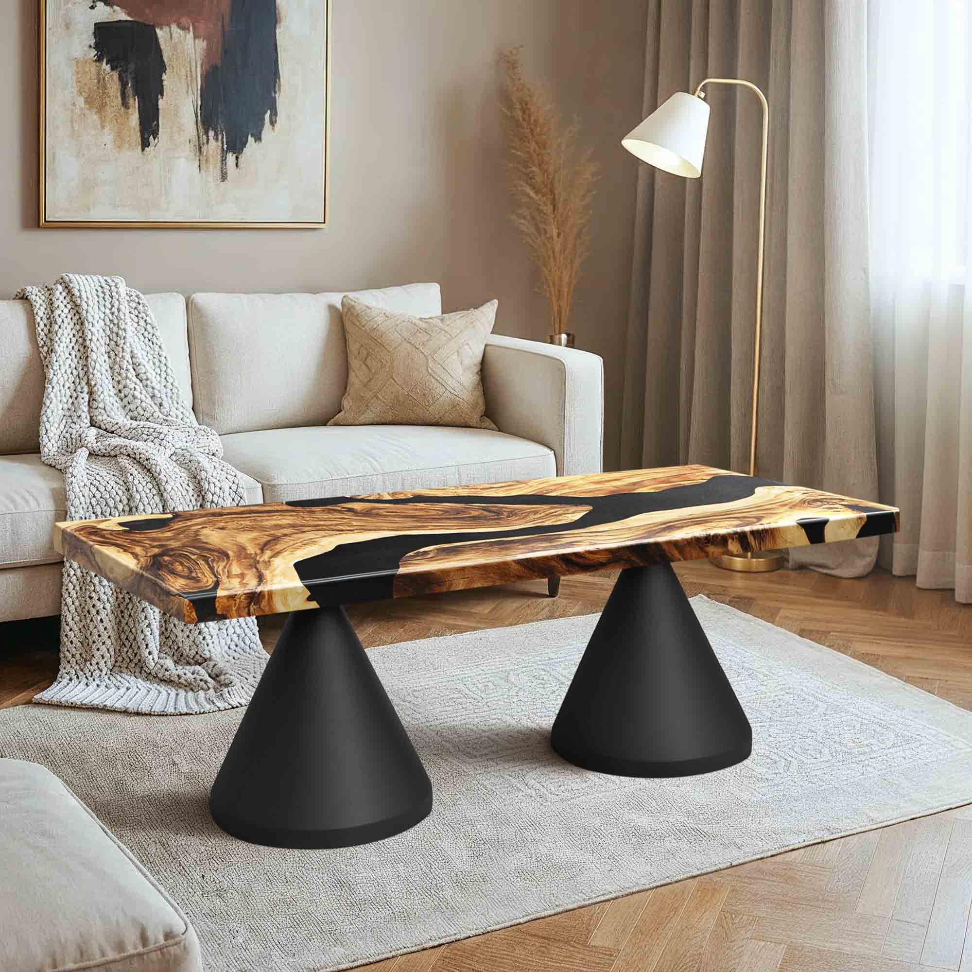 RANDOM RECTANGLE TABLE TOP - Durable & Unique Design - SRE72x24-677