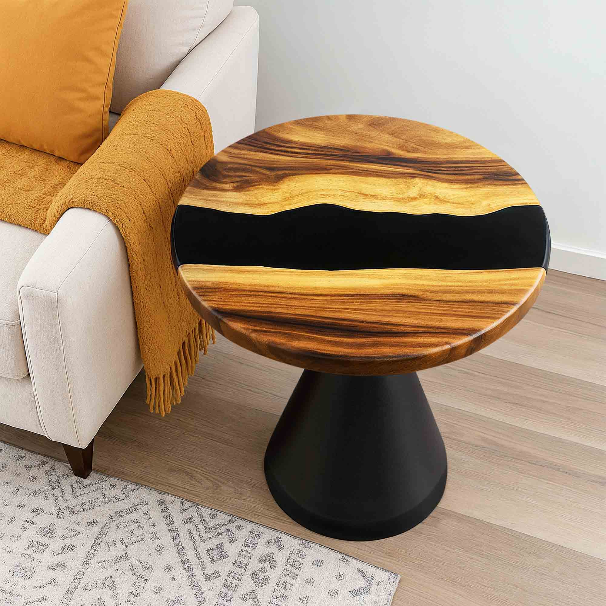 RANDOM END TABLE TOP - Destiny in Every Pattern - SRU15-515-AI