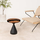 round black epoxy coffee table 15 inches 04