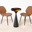 Round Clear Epoxy End Table 15" Diameter