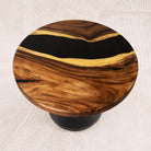 Round Wood Epoxy Resin Table Top 35 Inches