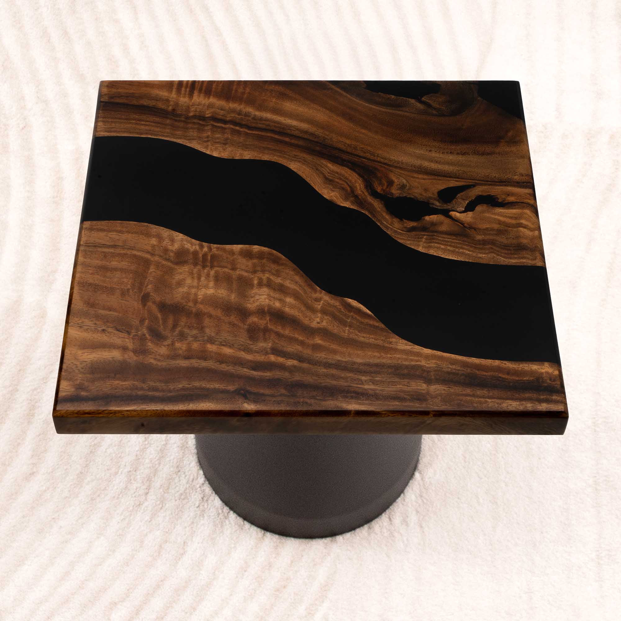 Square Epoxy Side Table 15" x 15" - SSQ15x15-129