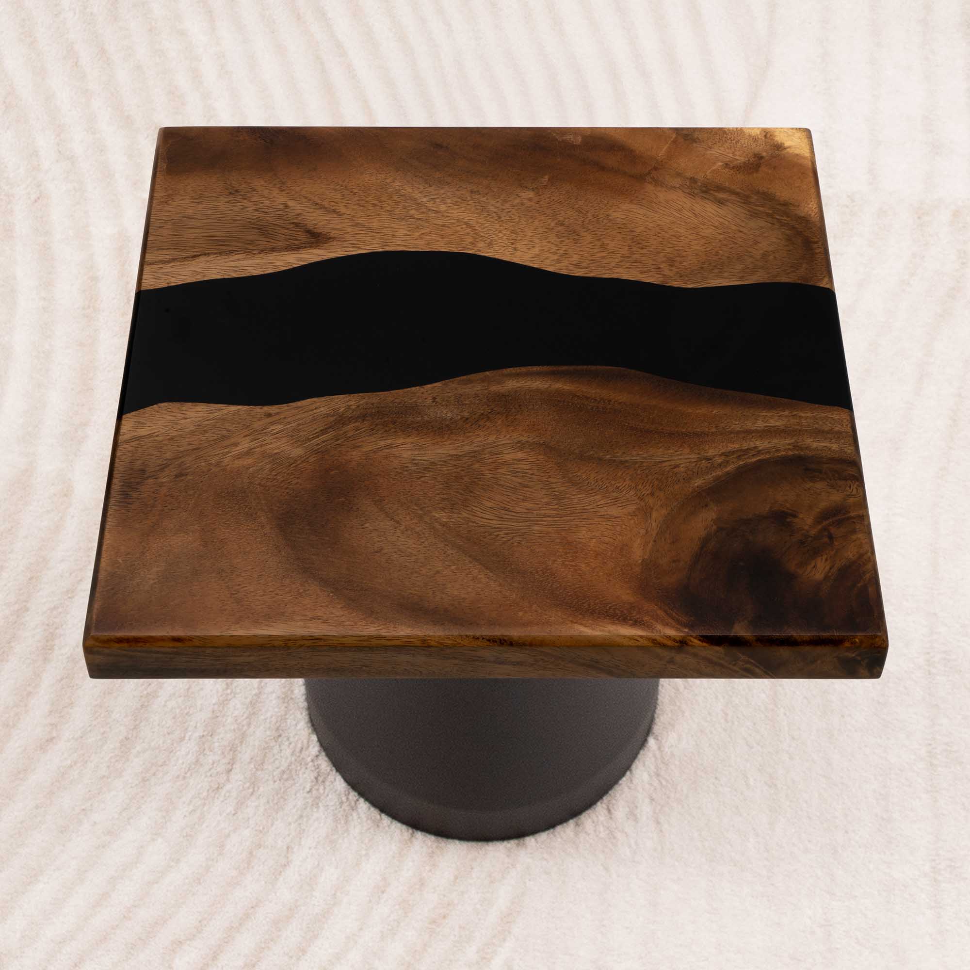 Square Epoxy Side Table 15" x 15" - SSQ15x15-132