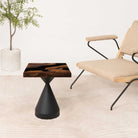 Square Epoxy End Wood Tables 15" x 15" - SSQ15x15-138S