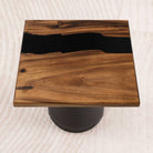 Square Handmade Epoxy Resin Side Table 15" x 15" - SSQ15x15-266