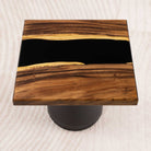 Square Handmade Epoxy Resin Side Table 15" x 15" - SSQ15x15-274