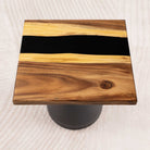 square epoxy coffee table 19 inches SSQ19x19-252