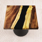 Square Wooden Epoxy Dining Table 23" x 23" - SSQ23X23-328_02