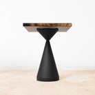 Square Wooden Epoxy Dining Table 23" x 23" - SSQ23x23-218B