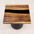 Square Wooden Epoxy Dining Table 23" x 23" - SSQ23x23-219