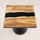 Square Epoxy Dining Room Table 35" x 35" - SSQ35x35-031