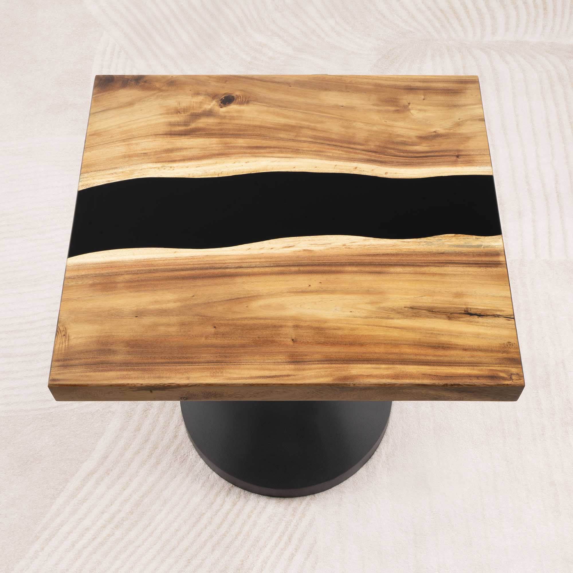 Square Epoxy Dining Room Table 35" x 35" - SSQ35x35-031