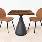 Square Epoxy Dining Room Table 35" x 35" - SSQ35x35-032S