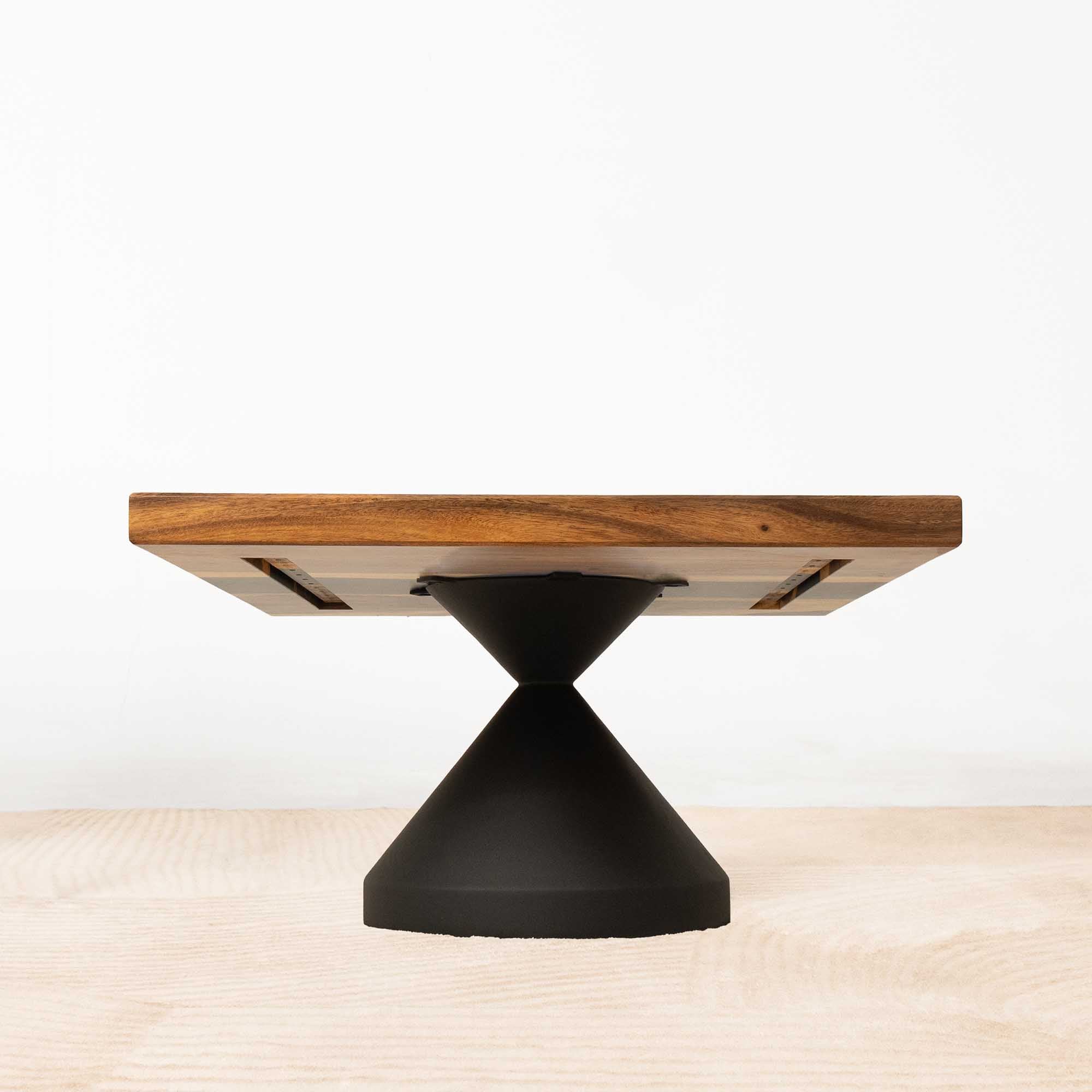 Square Wood Epoxy Coffee Table 35" x 35" - SSQ35x35-187B