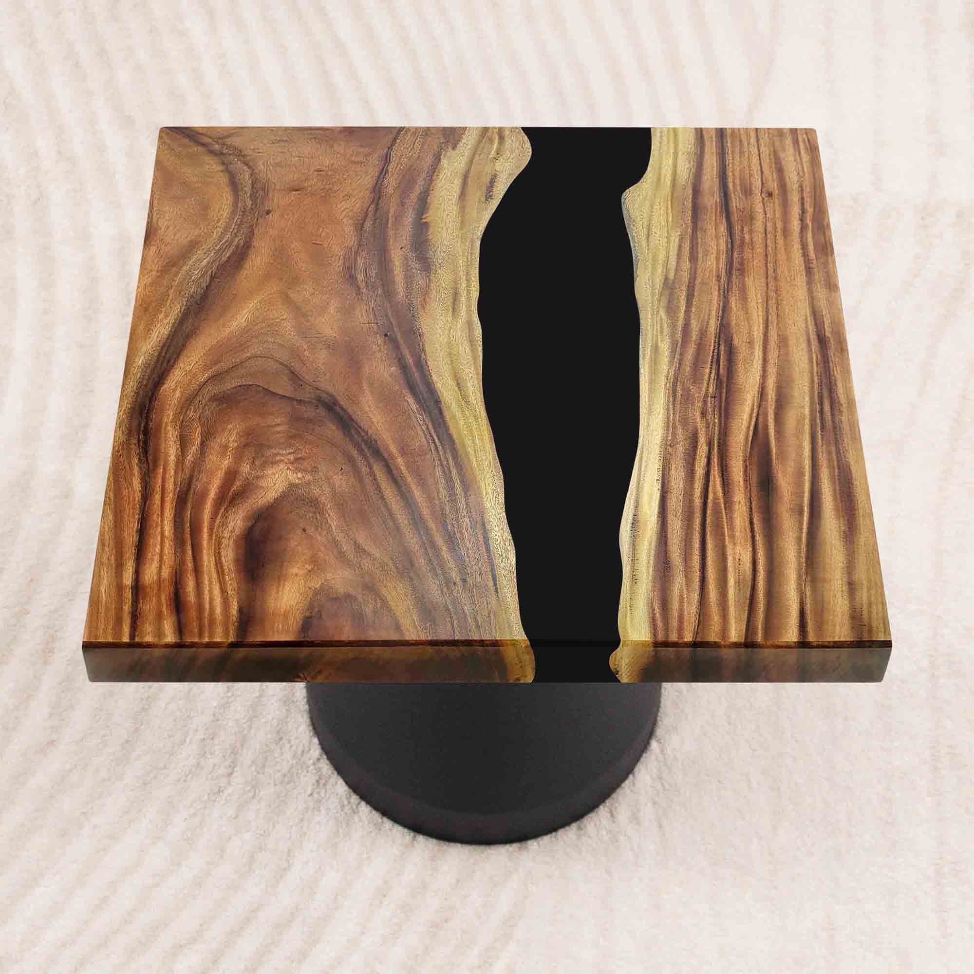 Square Wooden Epoxy Coffee Table 41" x 41" - SSQ41X41-310