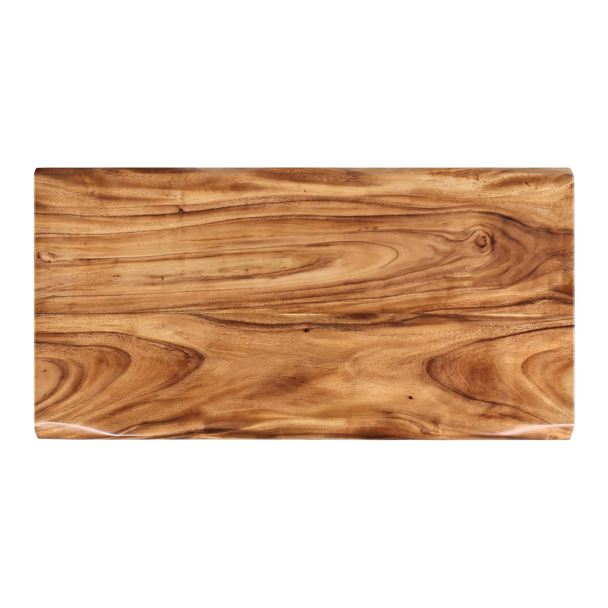 Bar Table 84" x 42" in Epoxy or Natural Wood for Home Bars - 602 Helyx - NA-SRE84x42 White background