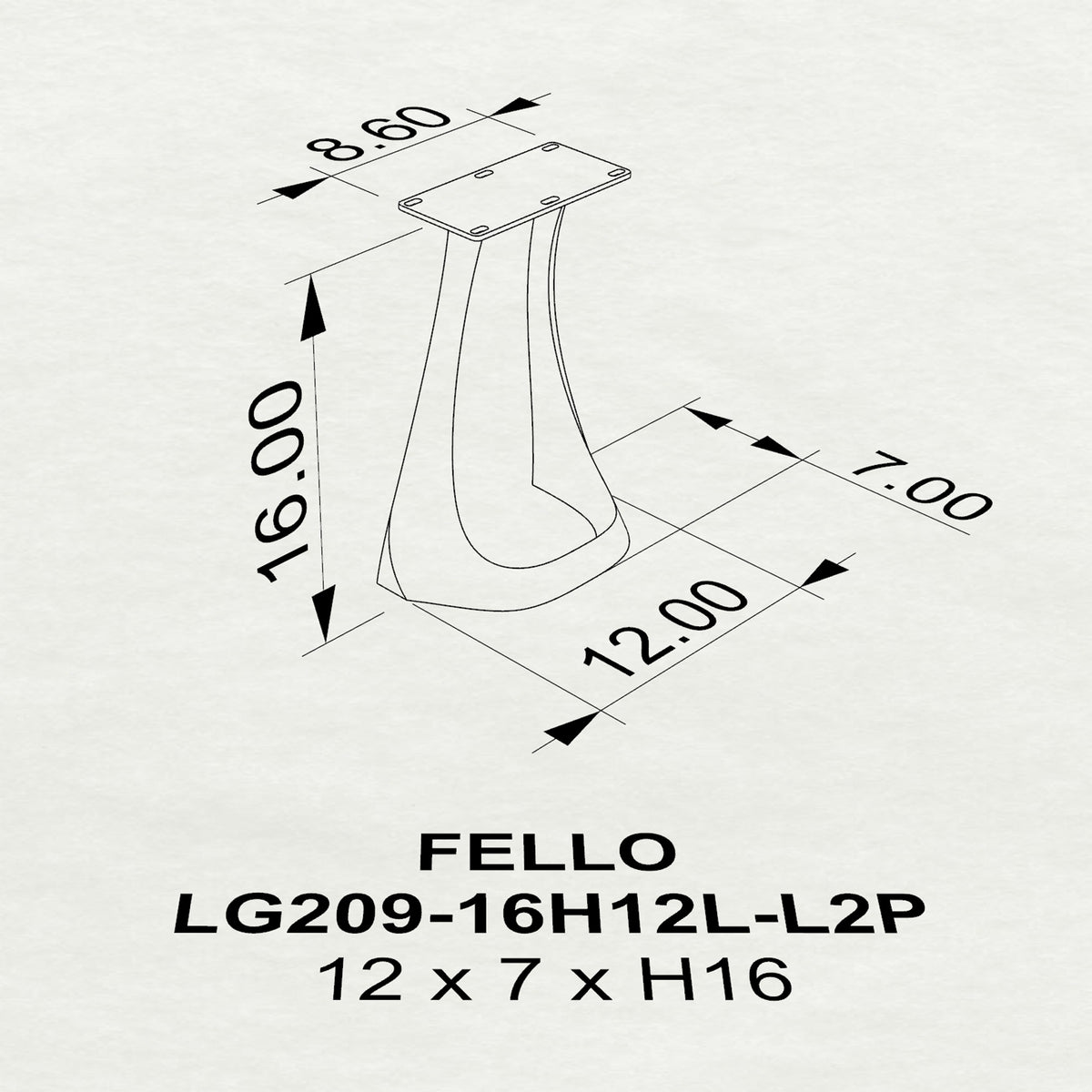 Bench 72" for Minimalist Living Rooms - 209 Fello - 3D Drawings
