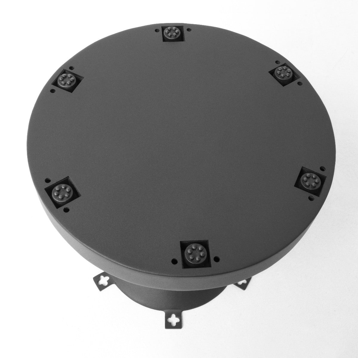 Handmade Steel Pedestal Stand, Flux Side/End Table Base 28H Bottom Base