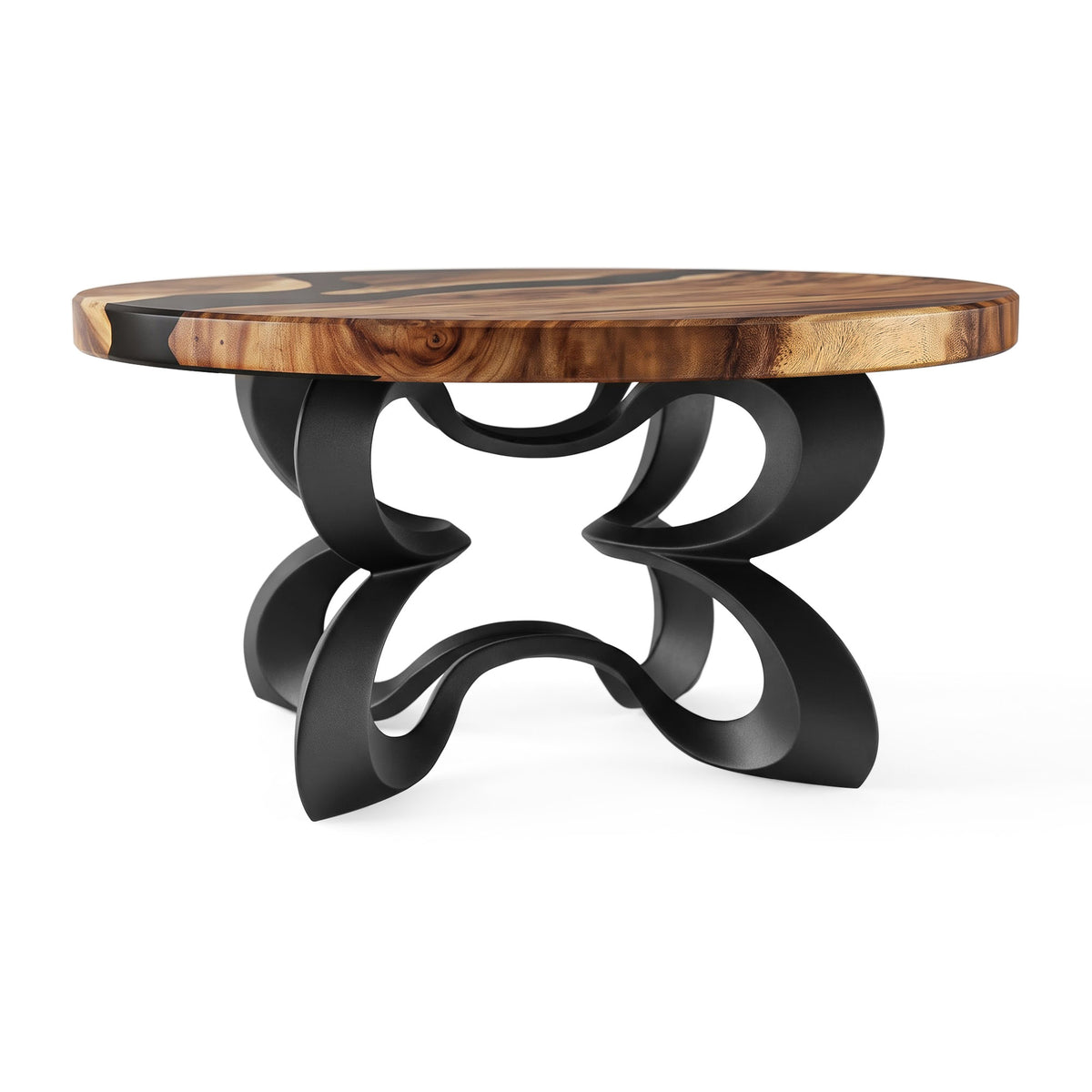Coffee Table 35" or 41" for Nature-Inspired Home - 124 Blosome - SRU35 White Background