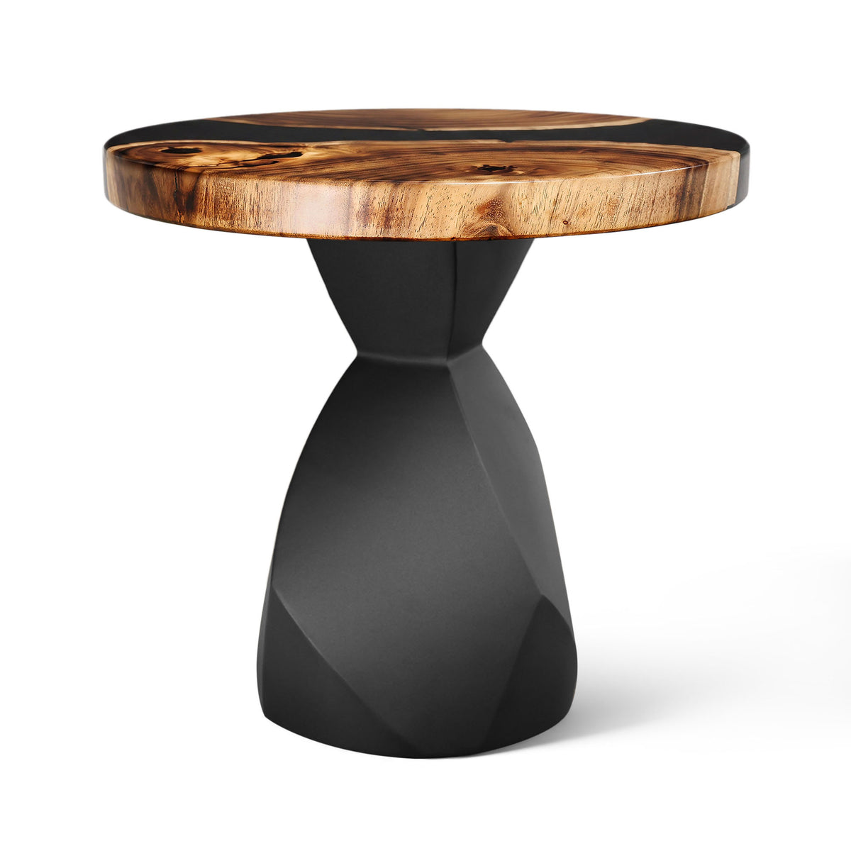 Coffee Table for Modern Living Space, Handcrafted Unique Design - 119S Flare - white background