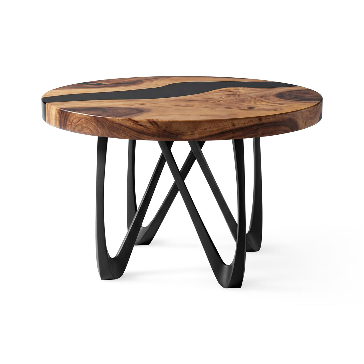 Coffee Table Round or Square for Scandinavian Homes - 125S Vale - SRU29 White Background