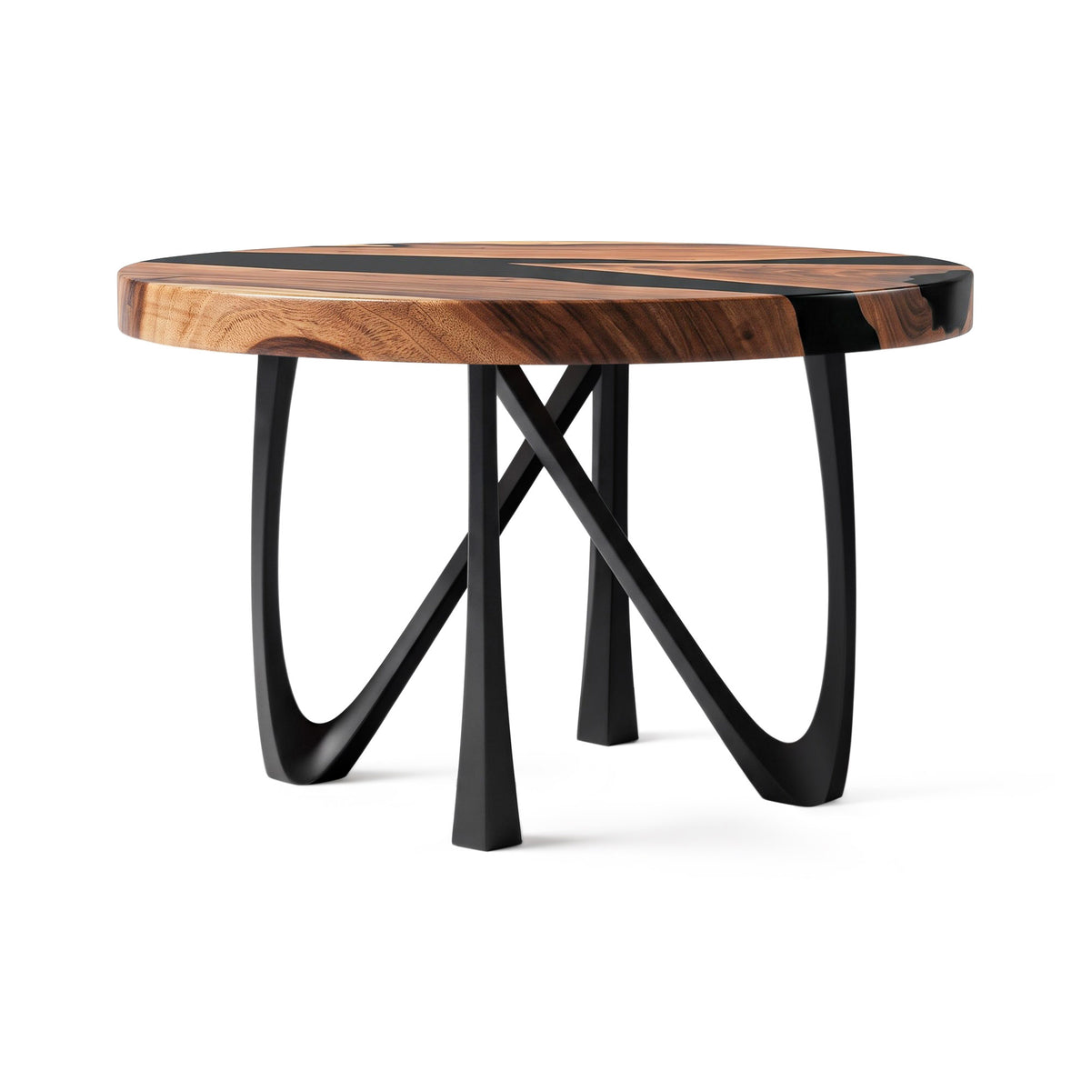 Coffee Table Round or Square for Scandinavian Homes - 125S Vale - SRU29 White Background