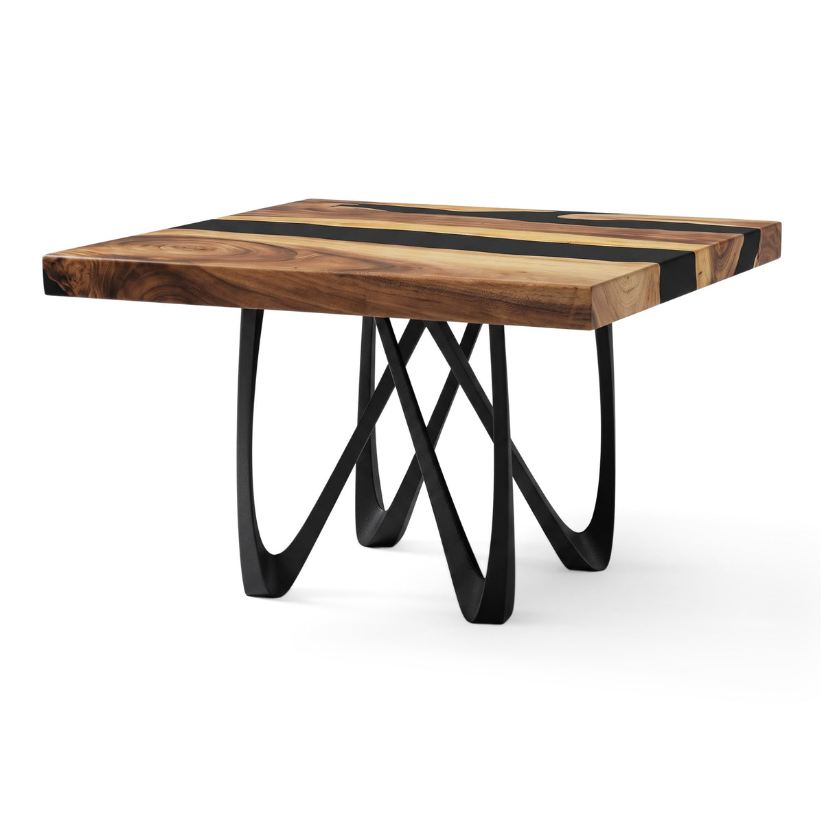 Coffee Table Round or Square for Scandinavian Homes - 125S Vale - SSQ29 White Background