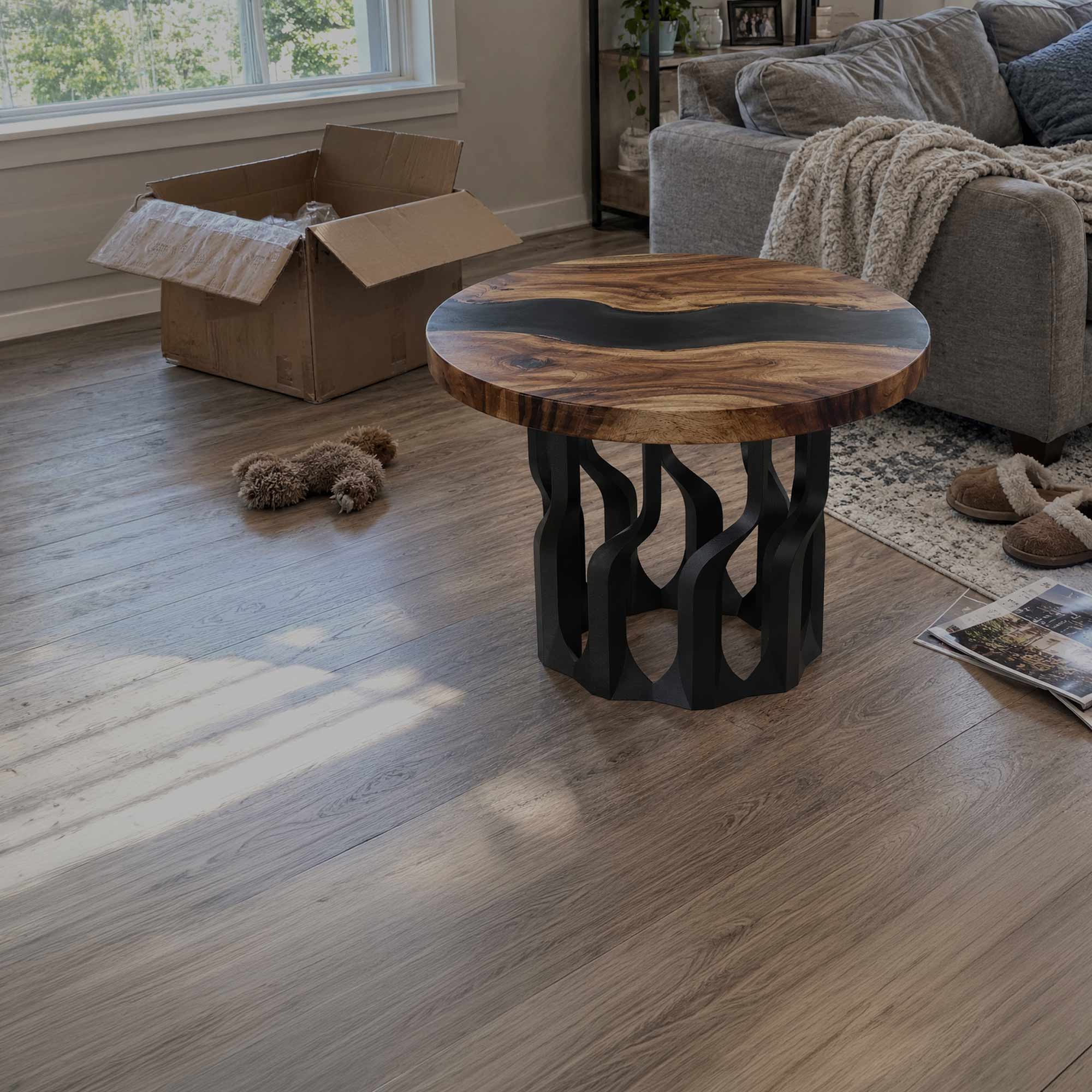 Coffee Table with Diadem 16" H Metal Table Base - Customer Feedback