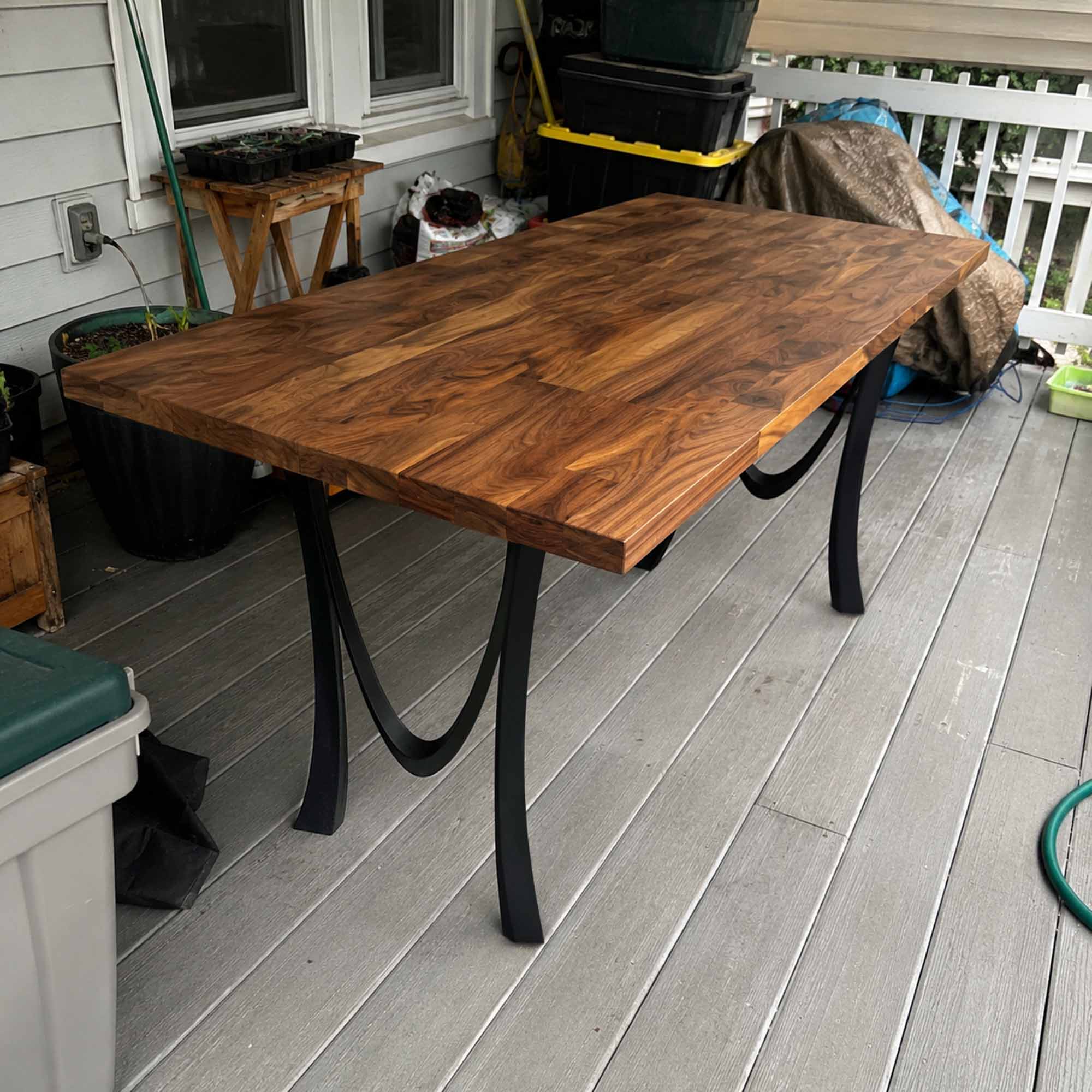 Console Table with Mavie 28.5" H Steel Table Legs - customer feedback