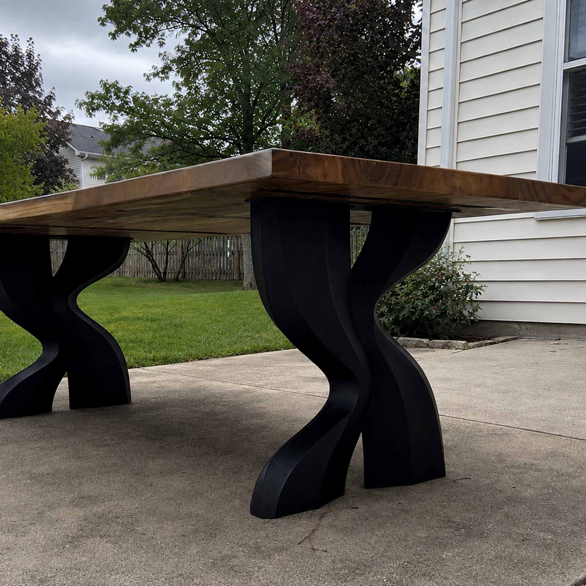 Dining Table with Delta 28.5" H Modern Metal Table Legs - Customer Feedback