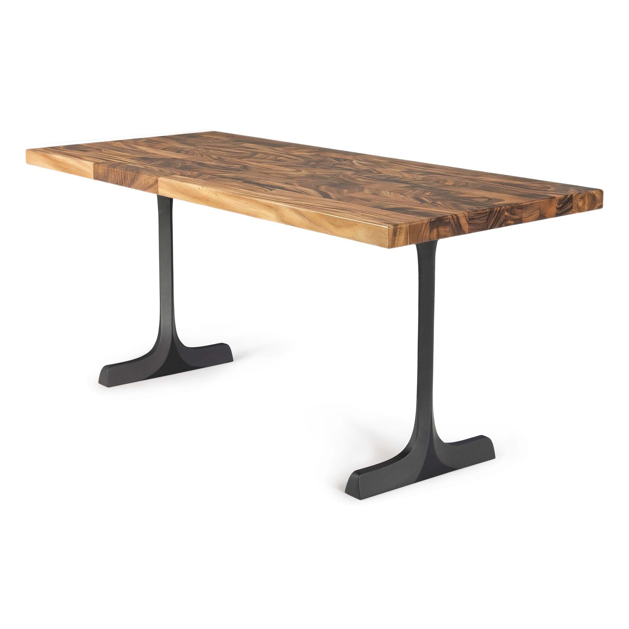 Dining Table with Goblet 28.5" H Metal Table Legs - white background