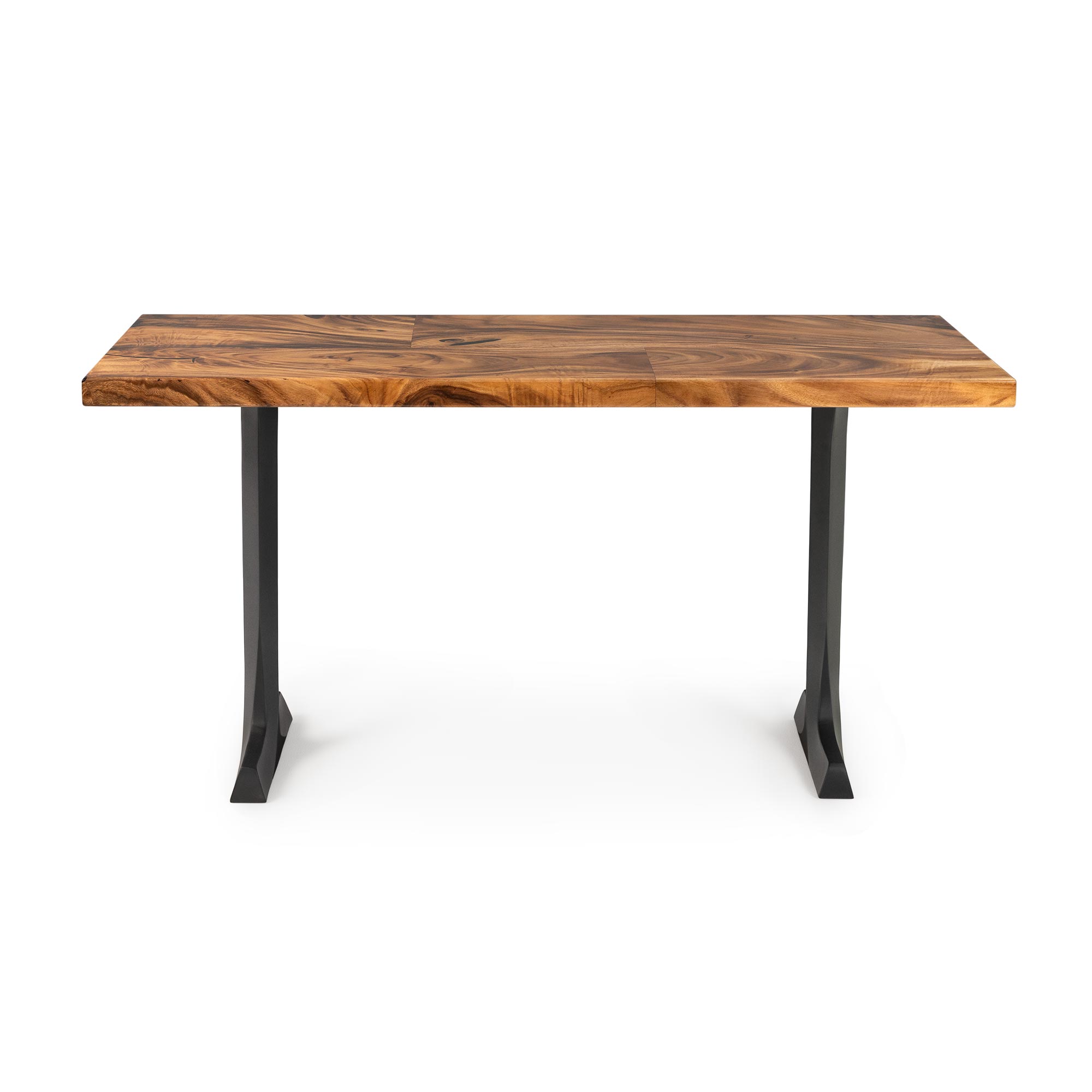 Dining Table with Goblet 28.5" H Metal Table Legs - white background