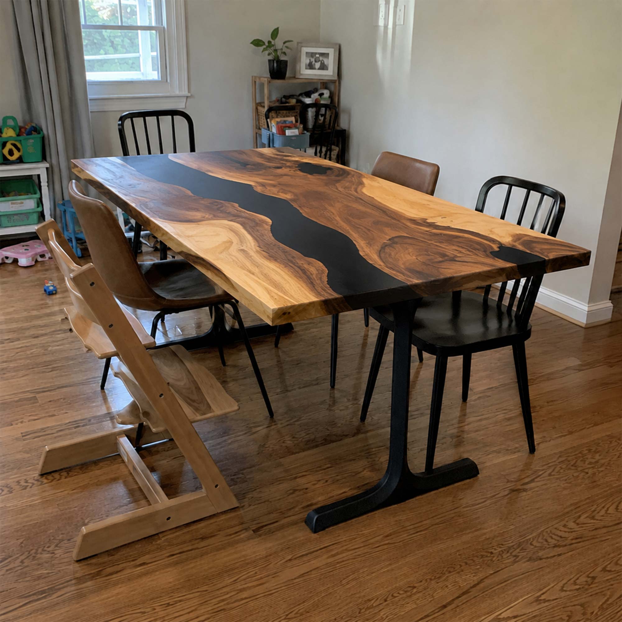 Dining Table with Goblet 28.5" H Metal Table Legs - customer feedback