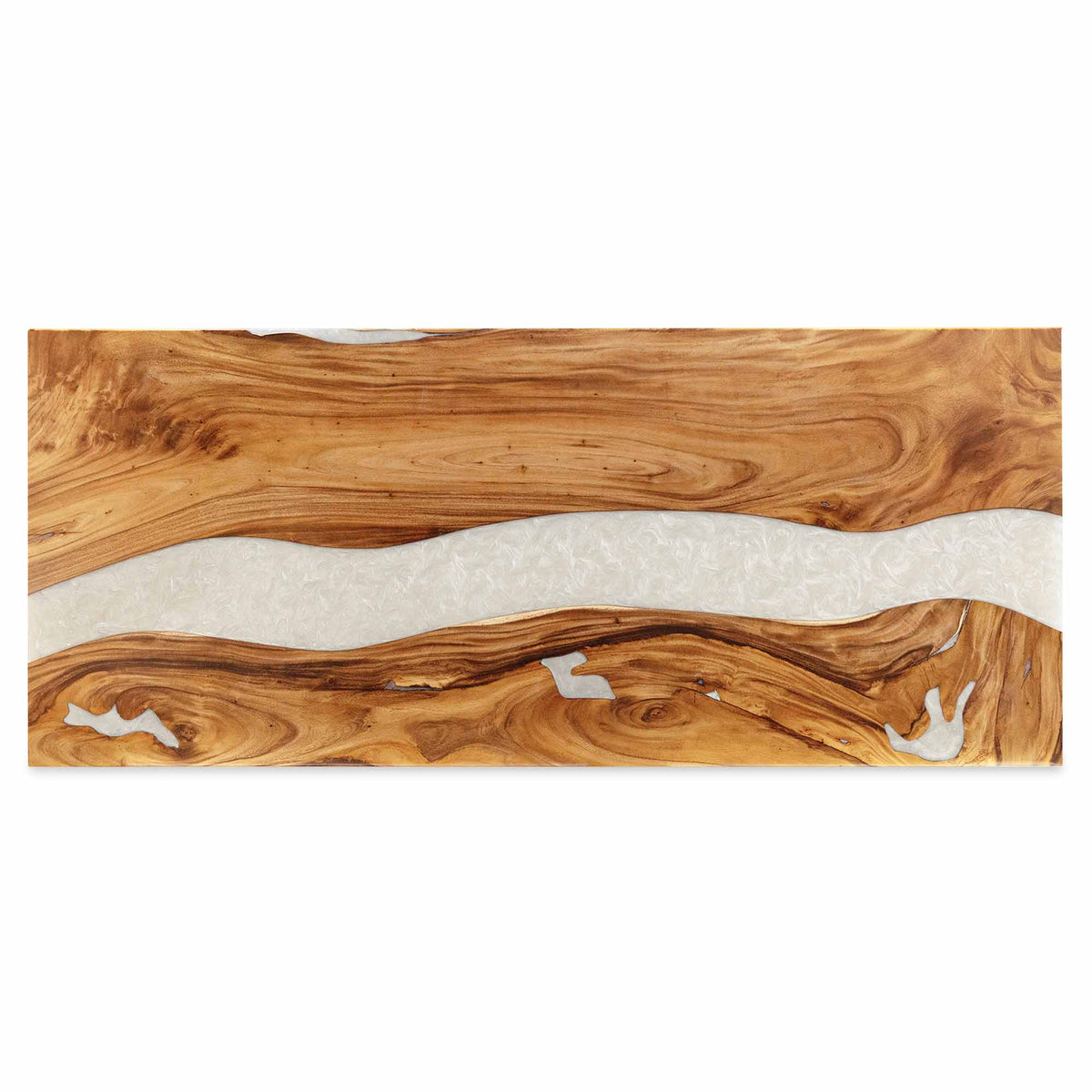 Dining Table with Panthera 28.5" Metal Table Base for Modern Kitchen - only top white background