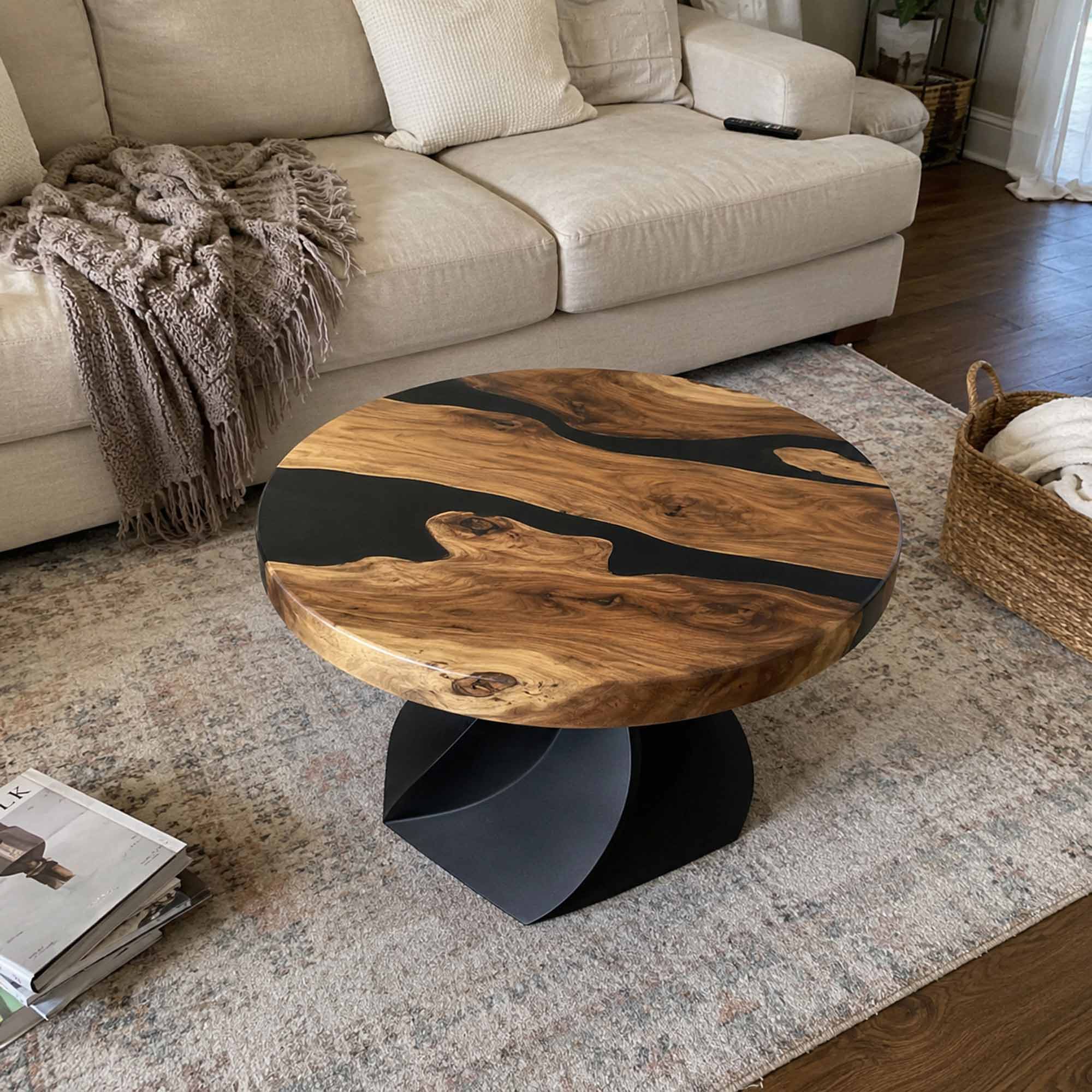 Metal Table Base Papao 16" H for Coffee Wood Table - customer feedback